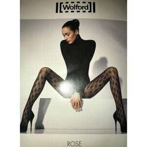 Wolford Rose Tights ] Size: Small Color: Black 19075